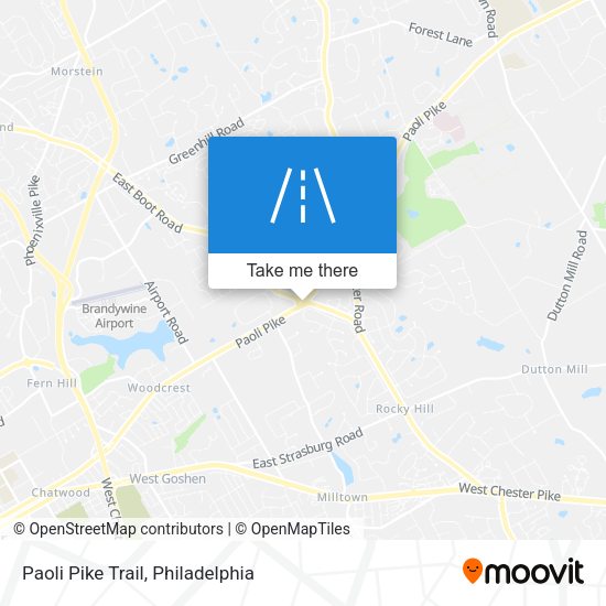 Mapa de Paoli Pike Trail