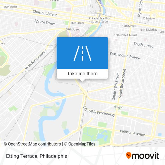 Etting Terrace map