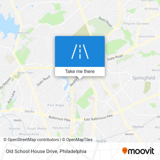 Mapa de Old School House Drive