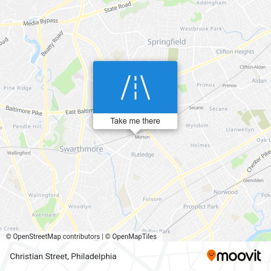 Christian Street map