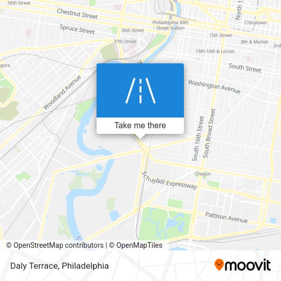 Mapa de Daly Terrace