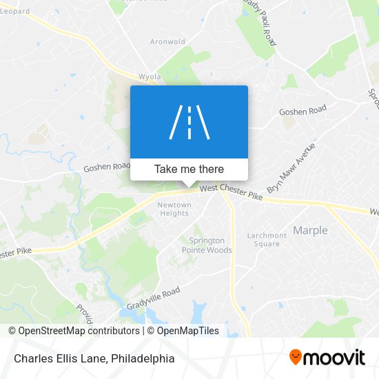 Charles Ellis Lane map