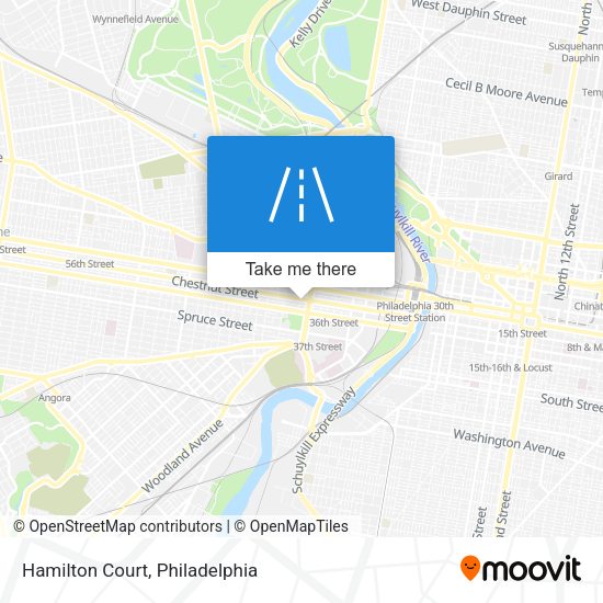 Hamilton Court map