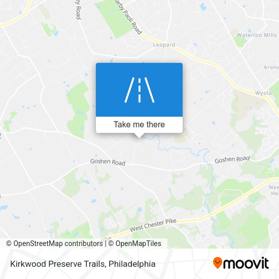 Mapa de Kirkwood Preserve Trails