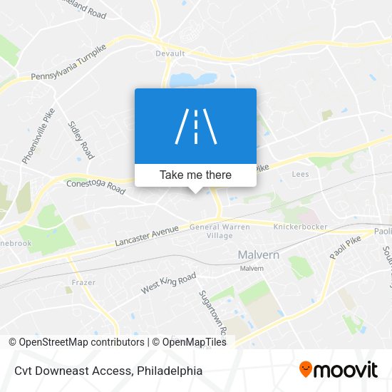 Mapa de Cvt Downeast Access