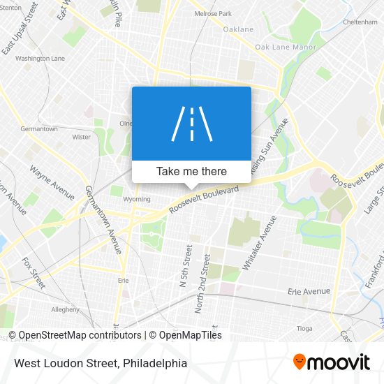 Mapa de West Loudon Street