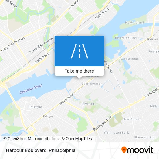 Harbour Boulevard map