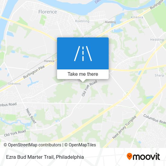 Ezra Bud Marter Trail map