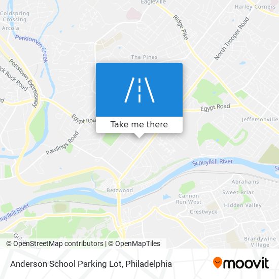 Anderson School Parking Lot map