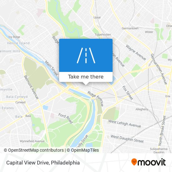 Capital View Drive map