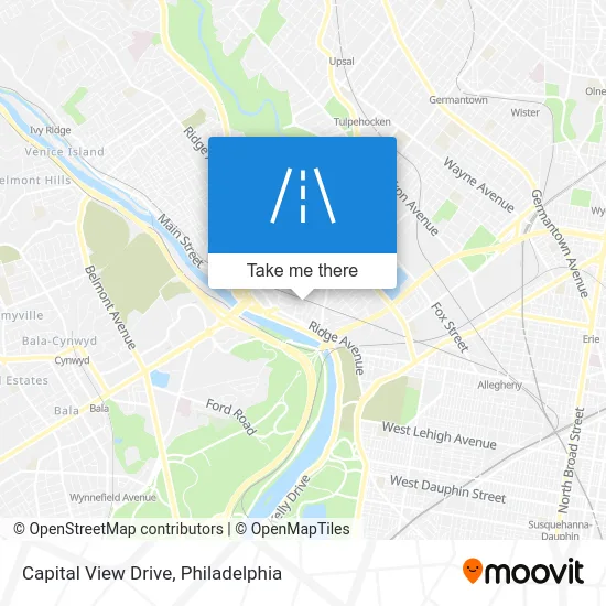 Capital View Drive map