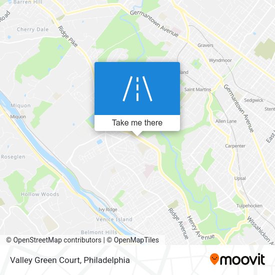 Mapa de Valley Green Court