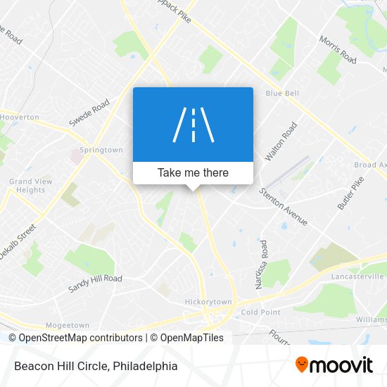 Mapa de Beacon Hill Circle