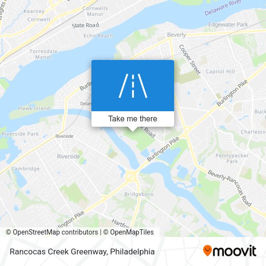 Rancocas Creek Greenway map
