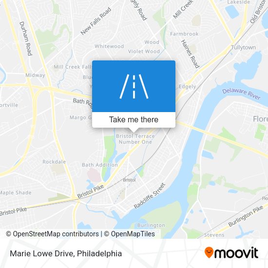 Marie Lowe Drive map