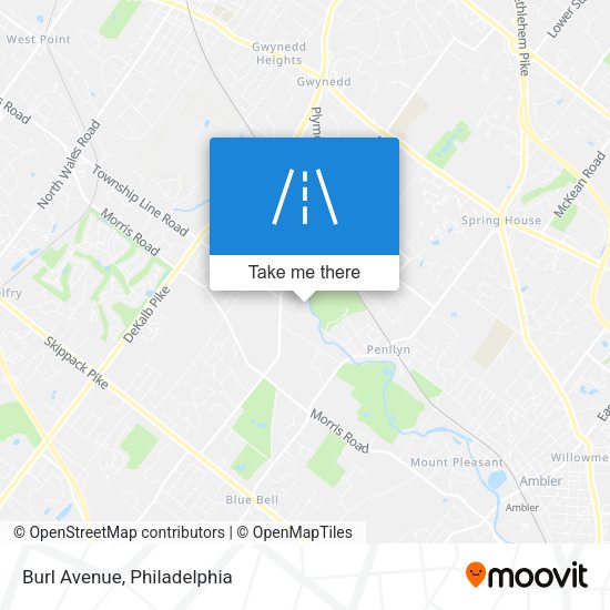 Mapa de Burl Avenue