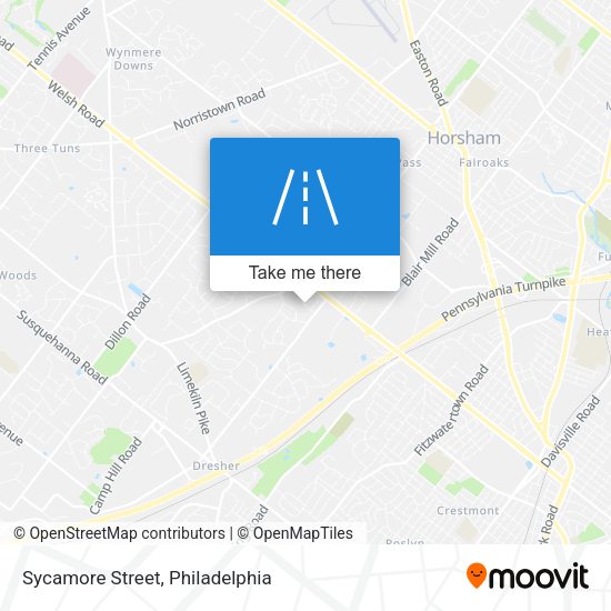 Sycamore Street map