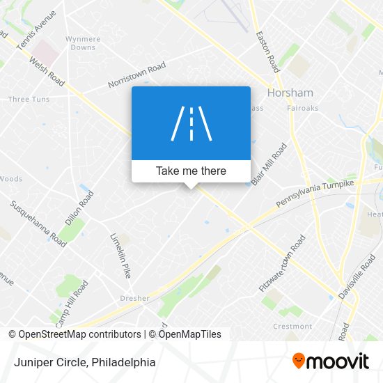 Juniper Circle map