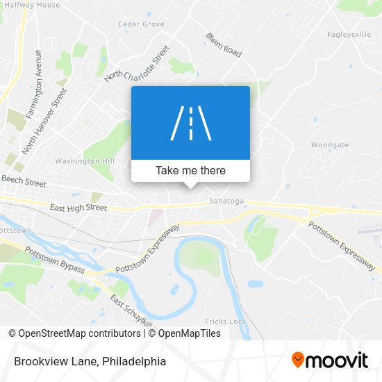 Brookview Lane map