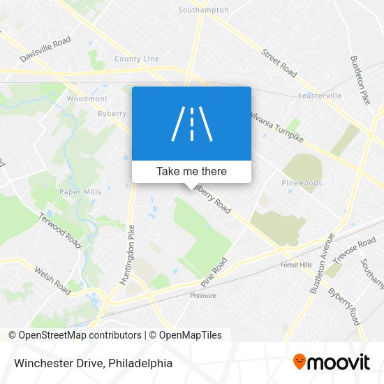 Mapa de Winchester Drive