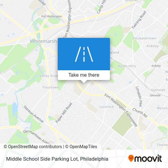 Mapa de Middle School Side Parking Lot