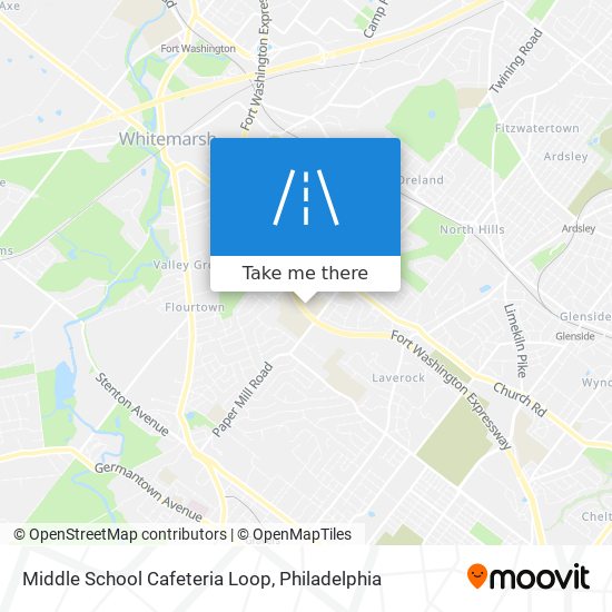 Middle School Cafeteria Loop map