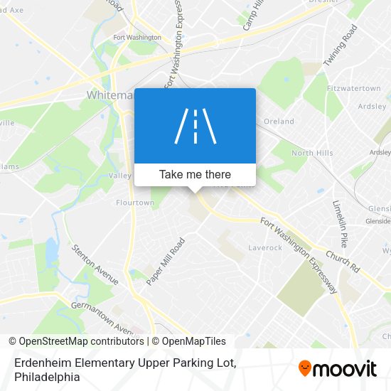 Mapa de Erdenheim Elementary Upper Parking Lot