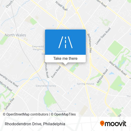 Rhododendron Drive map