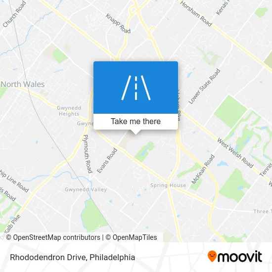 Rhododendron Drive map