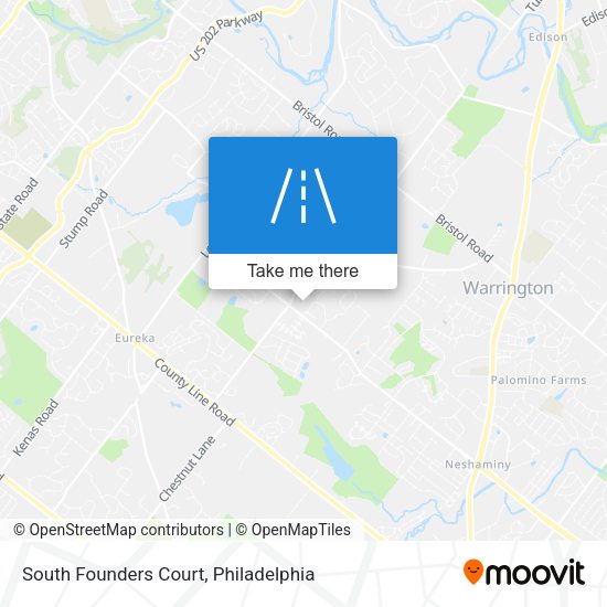 South Founders Court map