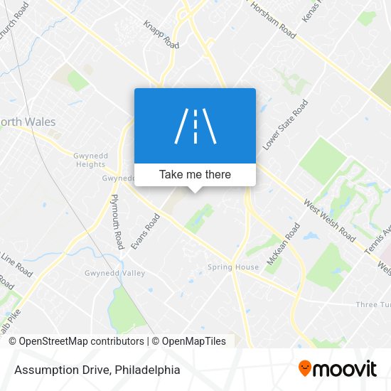 Assumption Drive map