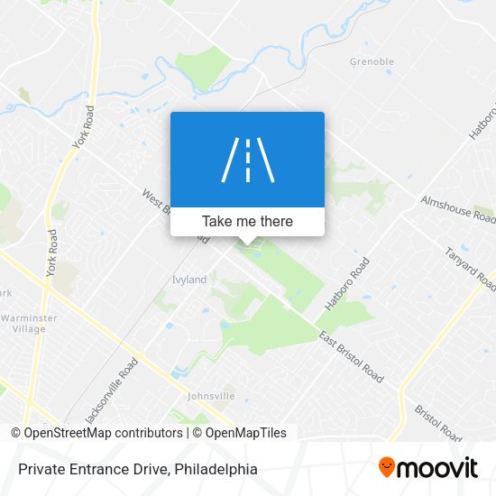 Private Entrance Drive map