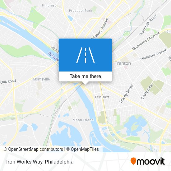 Iron Works Way map