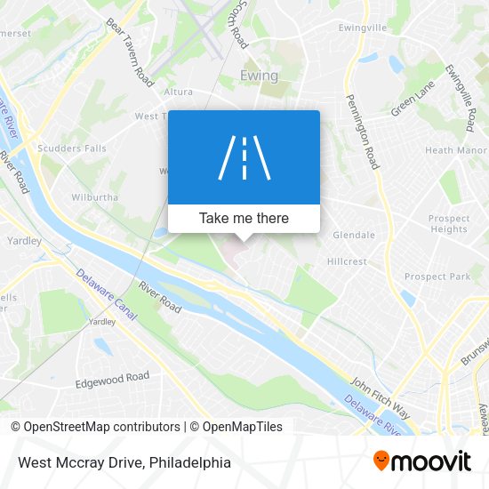 West Mccray Drive map
