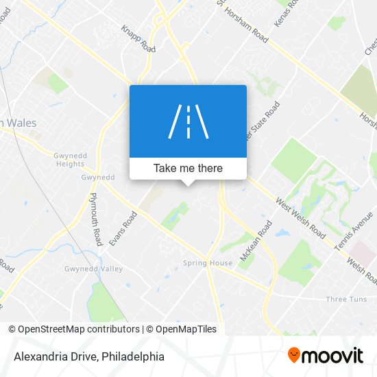 Alexandria Drive map