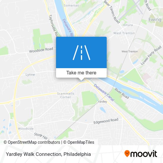 Mapa de Yardley Walk Connection