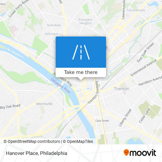 Hanover Place map