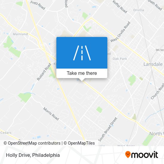 Mapa de Holly Drive