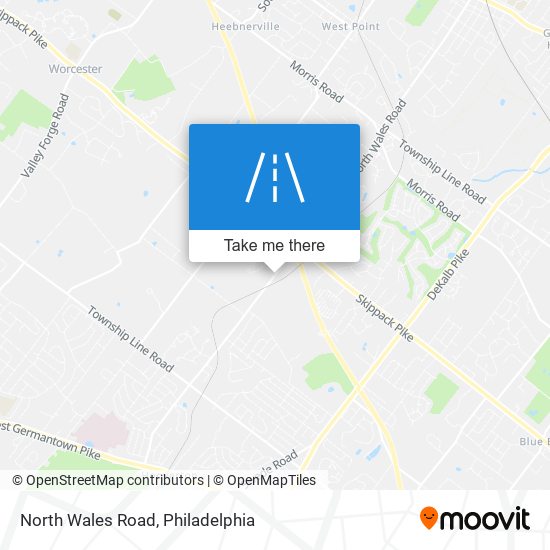 Mapa de North Wales Road