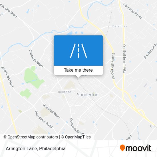 Arlington Lane map