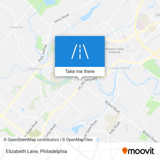 Elizabeth Lane map