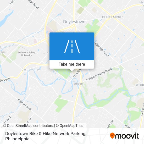 Doylestown Bike & Hike Network Parking map