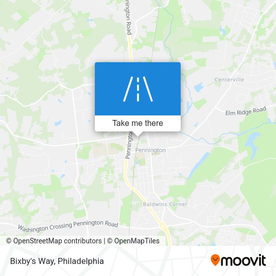 Mapa de Bixby's Way