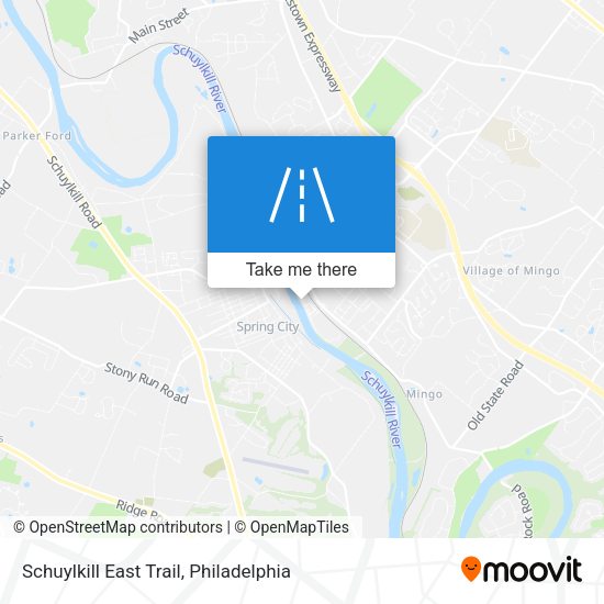 Mapa de Schuylkill East Trail