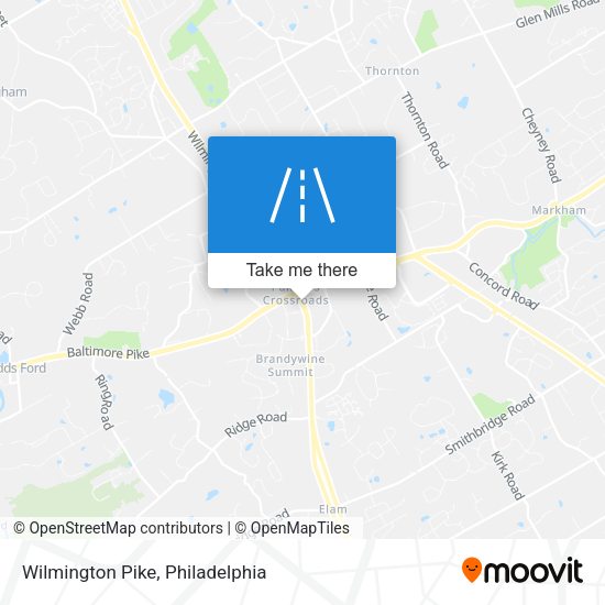 Mapa de Wilmington Pike