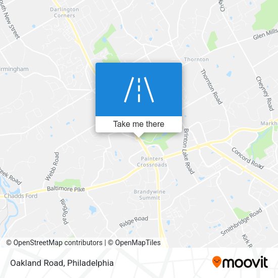 Mapa de Oakland Road