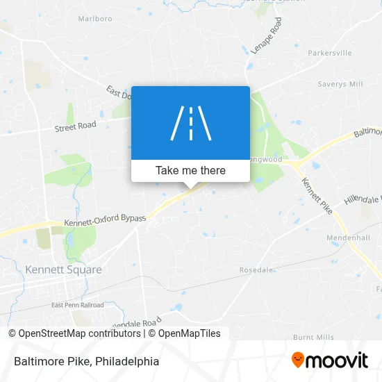 Baltimore Pike map