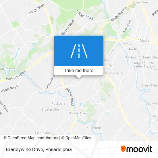 Brandywine Drive map