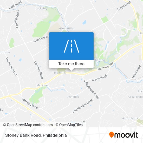 Mapa de Stoney Bank Road