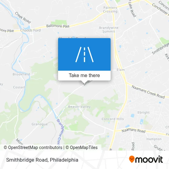 Smithbridge Road map